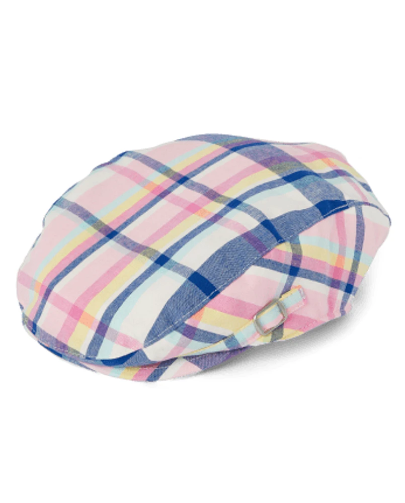 Boys Plaid Newsboy Hat - Spring Celebrations