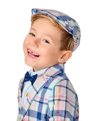 Casquette Gavroche à carreaux pour garçon - Célébrations du printemps