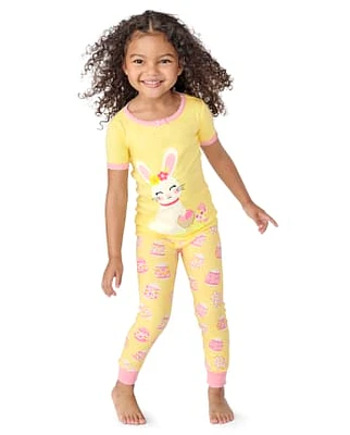 Pyjama en coton Fille Bunny Snug Fit - Gymmies