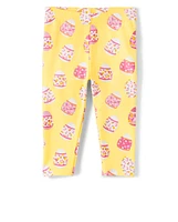 Girls Easter Egg Capri Leggings - Spring Celebrations