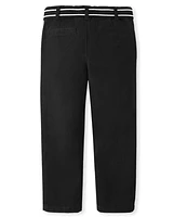 Boys Wrinkle Resistant Belted Chino Pants