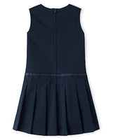 Girls Wrinkle-Resistant Pleated Jumper - Uniform