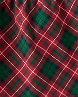 Girls Plaid Ponte Button Front Dress - A Royal Christmas