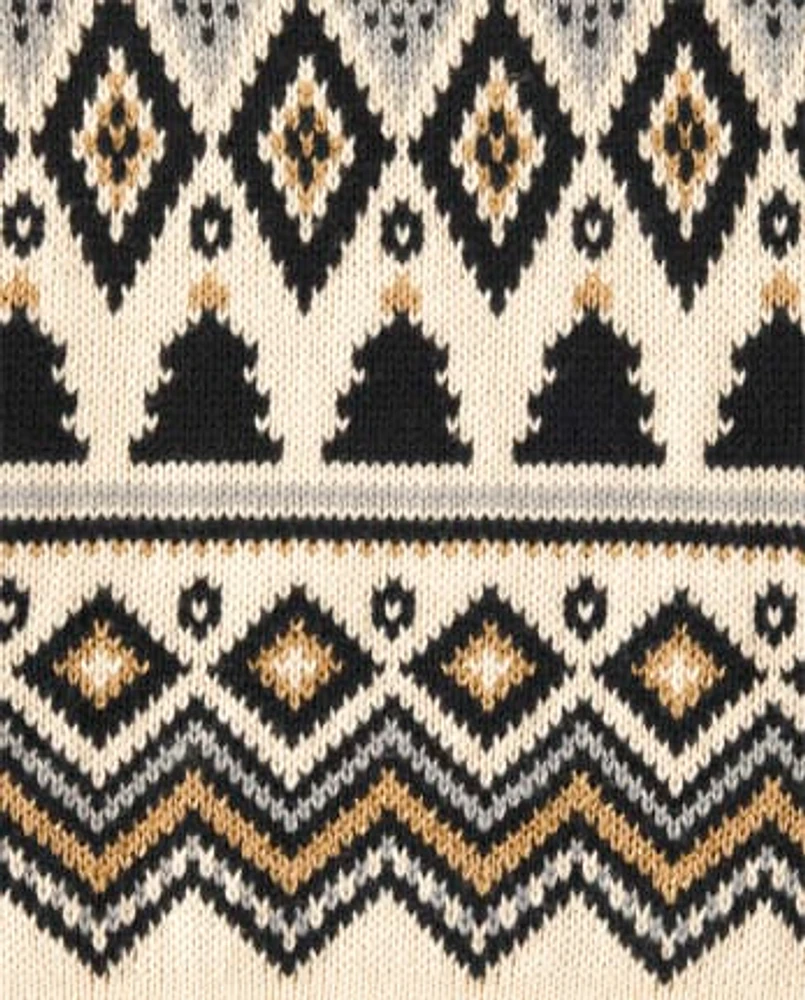 Girls Intarsia Fairisle Sweater - Winter Wonderland