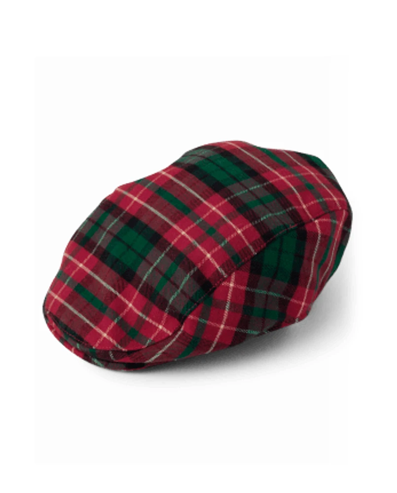 Baby Boys Plaid Newsboy Hat - A Royal Christmas