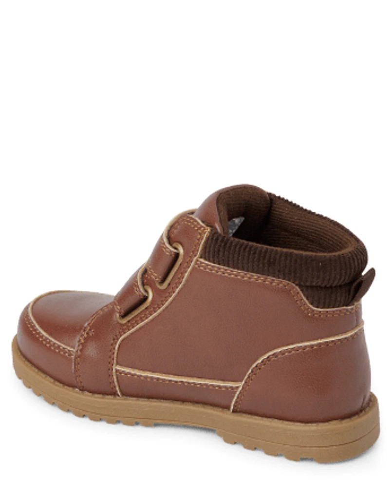 Boys Corduroy Cuff Boots