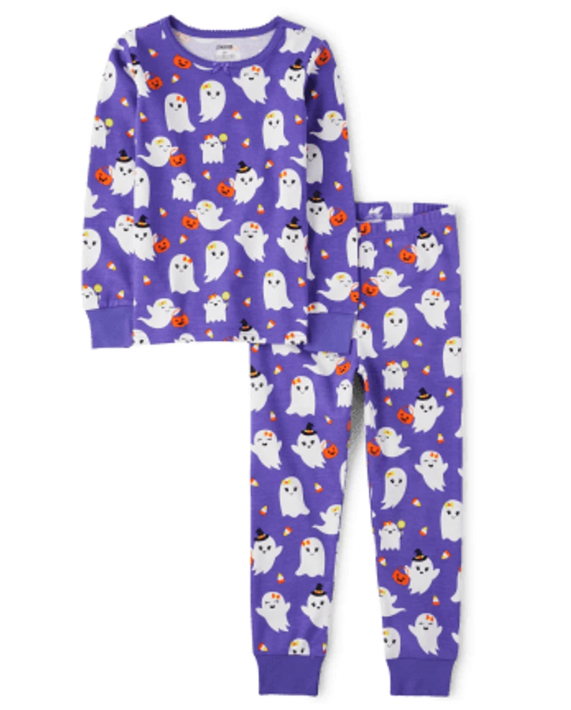 Girls Ghost Snug Fit Cotton Pajamas - Gymmies