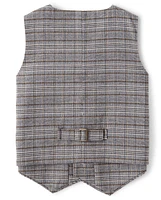 Boys Plaid Vest - Winter Wonderland