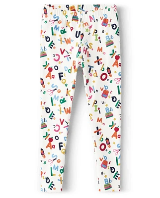 Leggings Alphabet Fille - Verger de pommiers