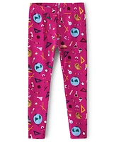 Girls School Supplies Leggings - Prep