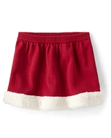 Girls Faux Fur Sweater Skirt - A Royal Christmas