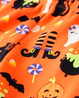 Girls Halloween Doodle Leggings - Trick or Treat