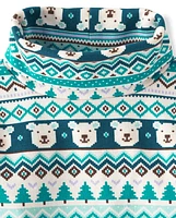 Girls Polar Bear Fairisle Turtleneck - Nordic Adventure