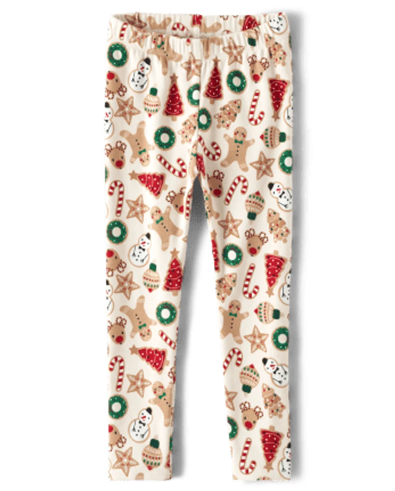 Leggings Cookie Fille de Noël - Cabine