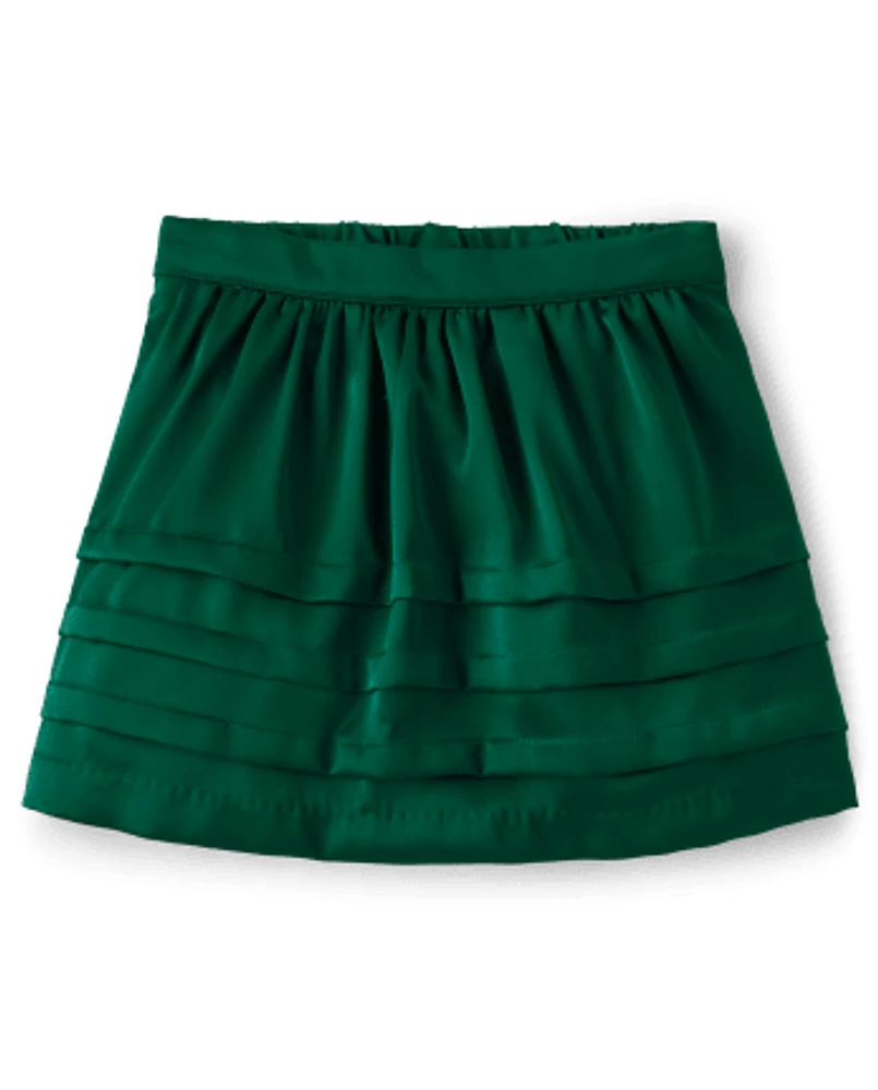 Girls Pintuck Skirt - Nutcracker