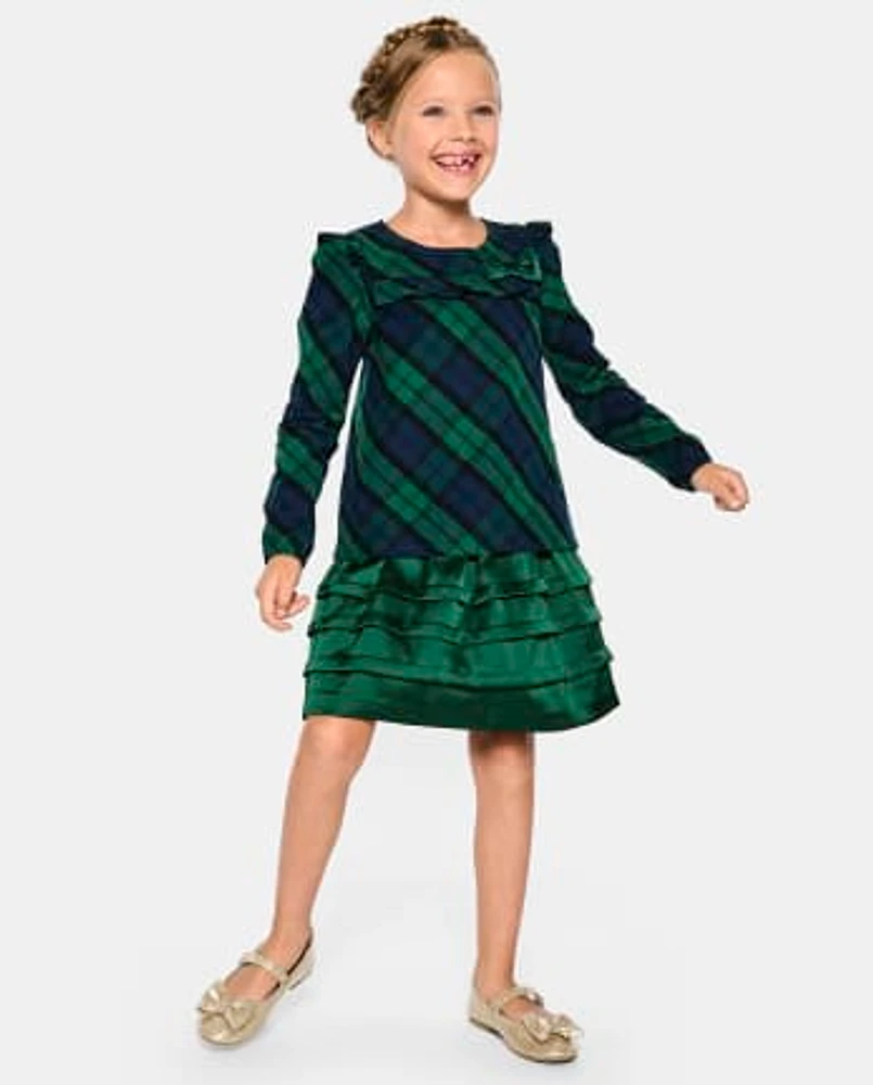 Girls Pintuck Skirt - Nutcracker