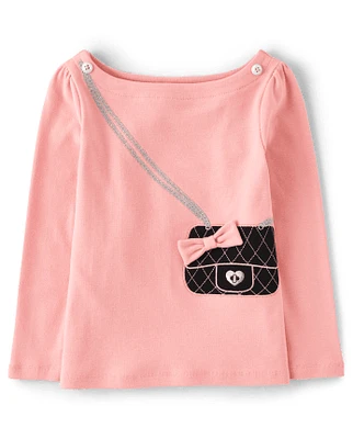 Girls Embroidered Purse Top - Ladies And Gentlemen