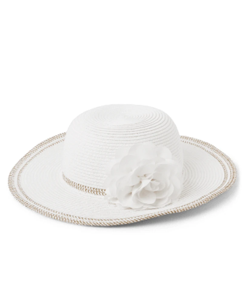 Chapeau de Soleil Fleuri Fille - Splish-Splash