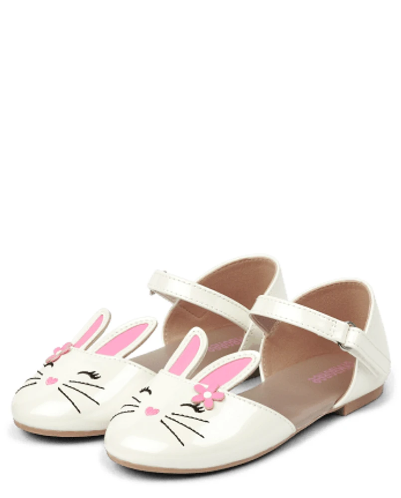 Girls Bunny Ballet Flats - Spring Celebrations