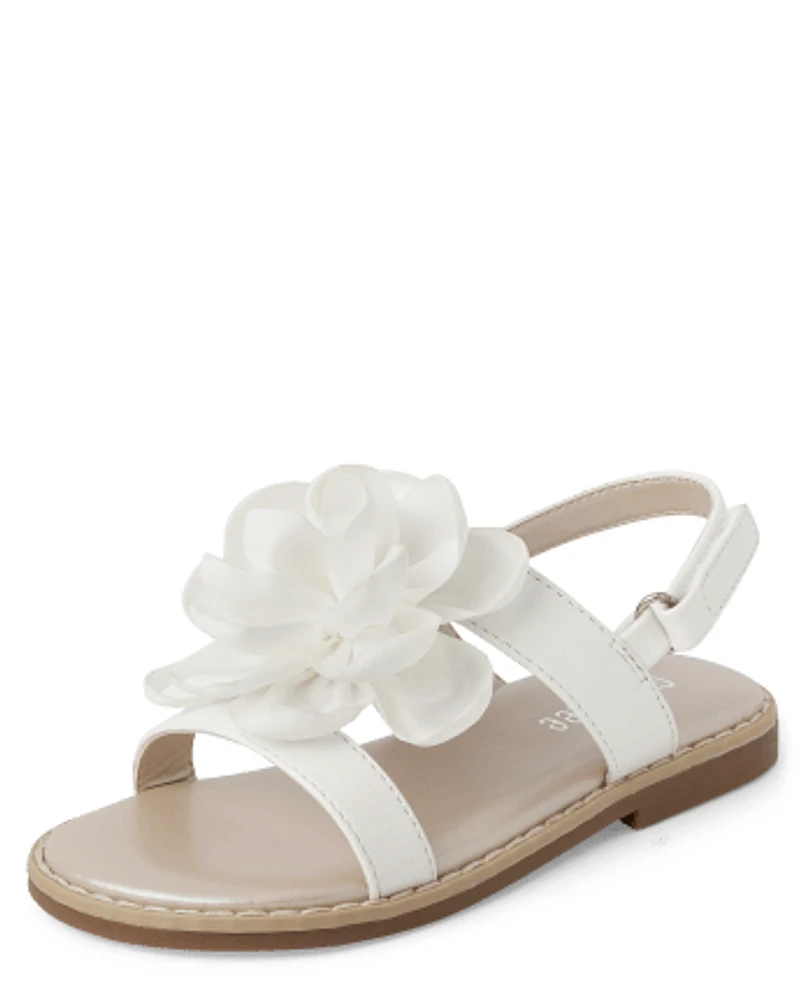 Girls Flower Sandals