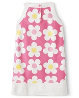 Girls Daisy Ponte Shift Dress - Spring Celebrations