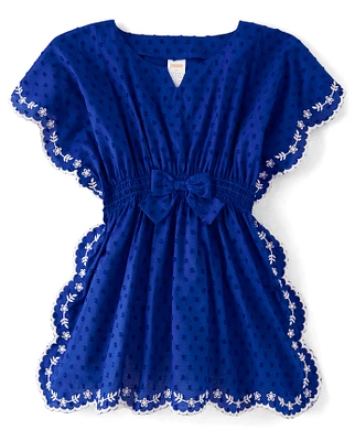 Cache-maillot à œillets pour filles