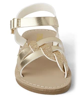 Girls Glitter Sandals