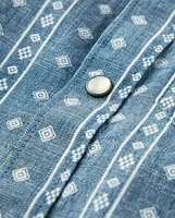 Chemise boutonnée en chambray pour garçon - Prairie Fields