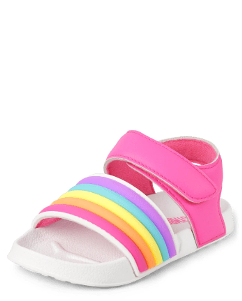 Girls Rainbow Slides - Swim