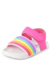 Girls Rainbow Slides - Swim