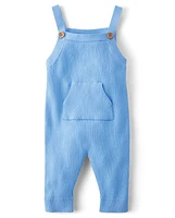 Baby Boys Ribbed Overalls - Homegrown by Gymboree