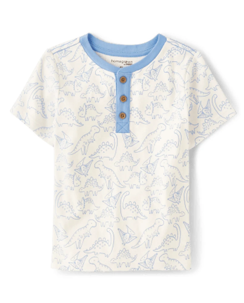 Haut Henley Dino pour garçon - Homegrown par Gymboree