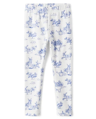 Leggings Fille Bunny - Bleu Belle