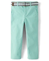 Boys Belted Chino Pants - Spring Celebrations