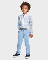 Boys Belted Chino Pants