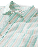 Mens Dad And Me Striped Poplin Button Up Shirt - Signs of Spring