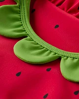 Maillot de bain une pièce fraise pour fille - Swim