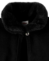 Girls Faux Fur Shrug