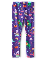 Girls Dino Leggings - Classroom Cutie