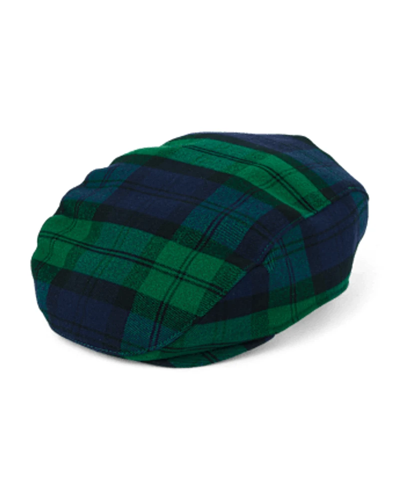 Boys Plaid Newsboy Hat - All Dressed Up