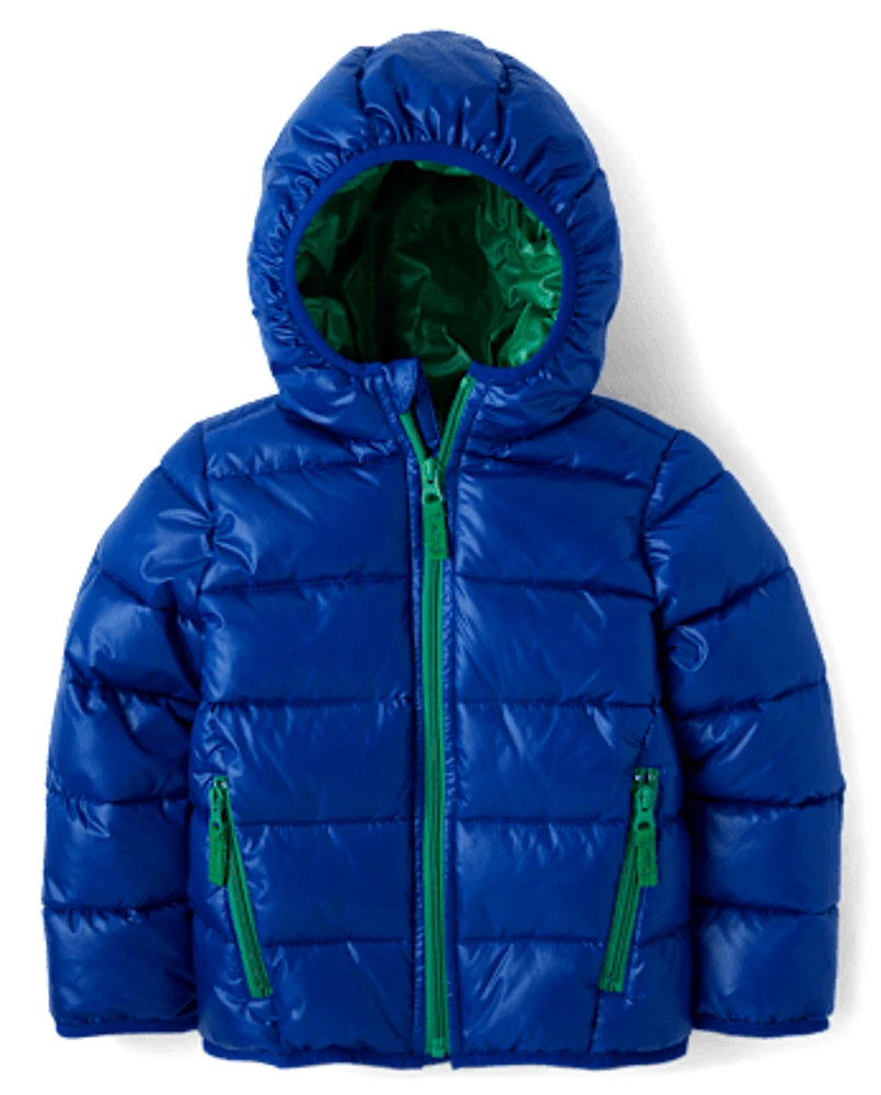 Boys Quilted Puffer Jacket