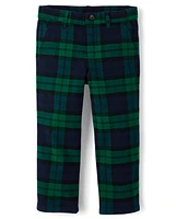 Boys Plaid Dress Pants - All Dressed Up