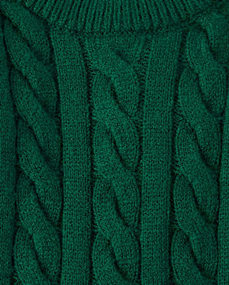 Robe pull en maille torsadée pour bébé fille - Homegrown by Gymboree