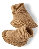 Baby Cable Knit Bear 4-Piece Outfit Set - Homegrown By Gymboree