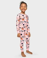 Pyjama Halloween Henley Snug Fit en coton Fille - Gymmies