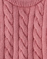 Baby Girls Cable Knit Sweater Dress