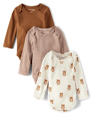 Baby Bear Bodysuit 3-Pack - Homegrown By Gymboree