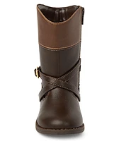 Girls Buckle Tall Boots - Little Essentials