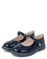 Fille Perforated Cuir synthétique verni Ballerines - Classroom Cutie