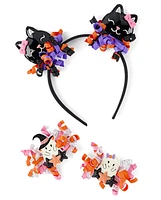 Girls Halloween 3-Piece Hair Set - Halloween